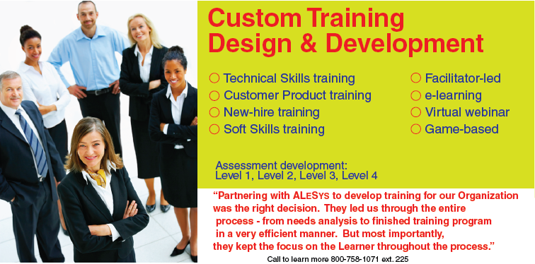 Custom Training Design and Development